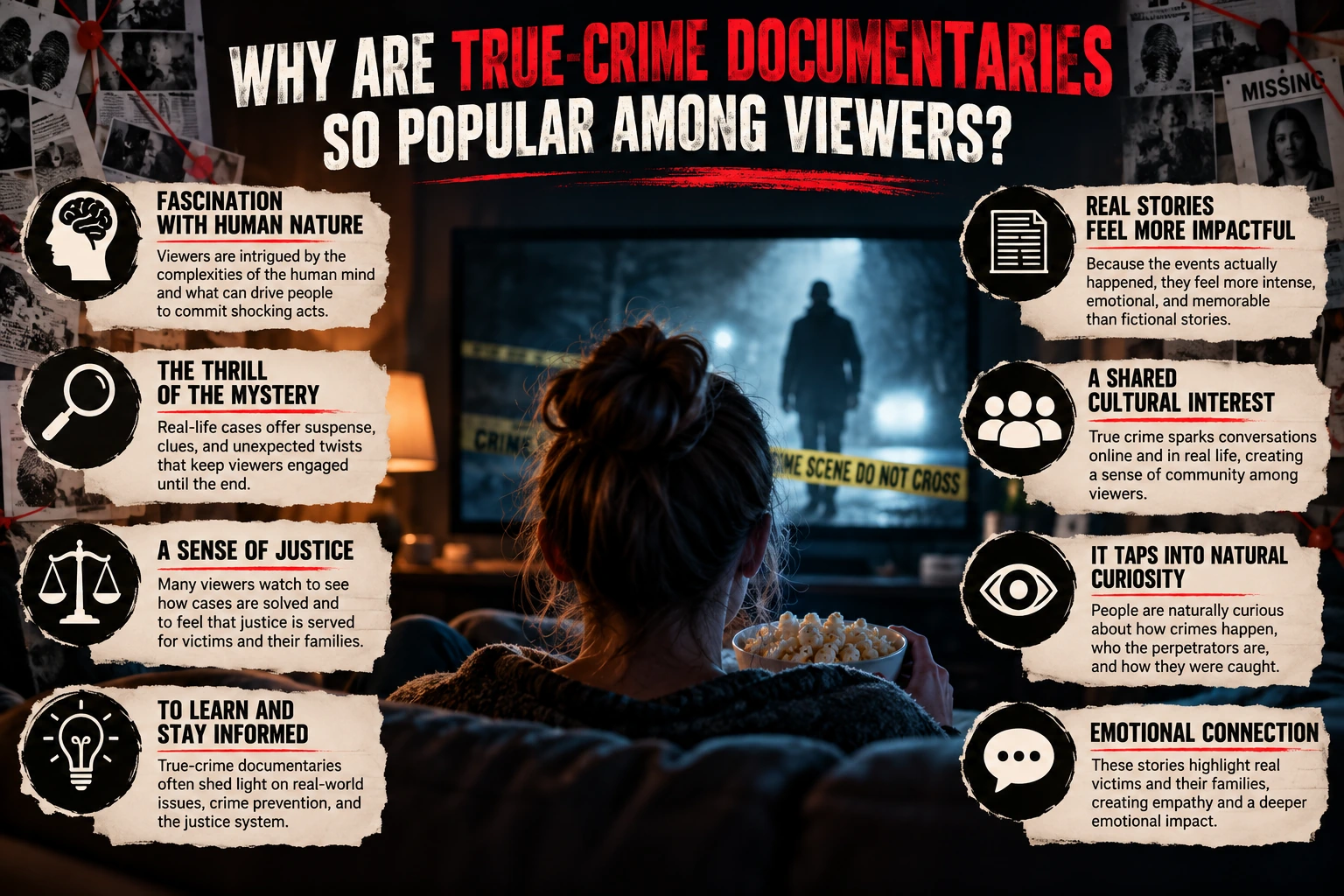 Why Are True-Crime Documentaries So Popular Among Viewers?
